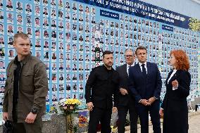 Merz Macron Starmer and Tusk in Kiev for Ukraine Ceasefire Talk