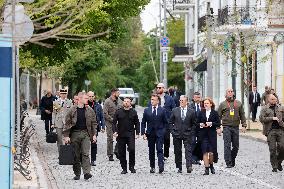 Merz Macron Starmer and Tusk in Kiev for Ukraine Ceasefire Talk