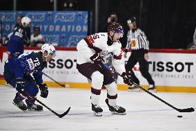 ICE HOCKEY WC FRANCE-LATVIA