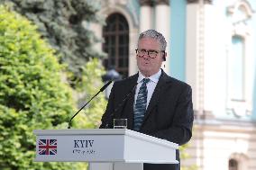 Joint news conference of Ukrainian President and Coalition of Willing leaders in Kyiv