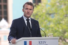 Joint news conference of Ukrainian President and Coalition of Willing leaders in Kyiv