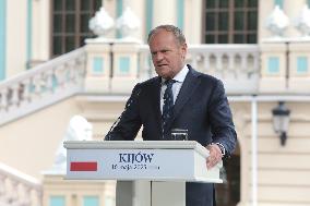 Joint news conference of Ukrainian President and Coalition of Willing leaders in Kyiv