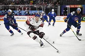 ICE HOCKEY WC FRANCE-LATVIA