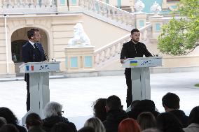 Joint news conference of Ukrainian President and Coalition of Willing leaders in Kyiv