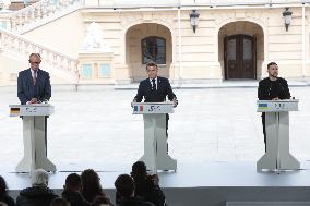 Joint news conference of Ukrainian President and Coalition of Willing leaders in Kyiv
