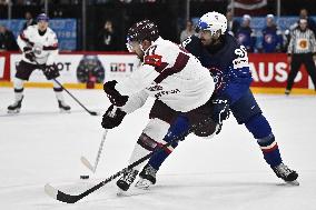 ICE HOCKEY WC FRANCE-LATVIA