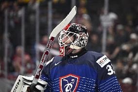 ICE HOCKEY WC FRANCE-LATVIA