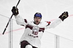 ICE HOCKEY WC FRANCE-LATVIA