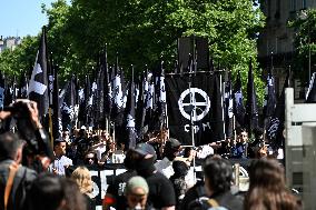 Neo-fascist March in Paris - France