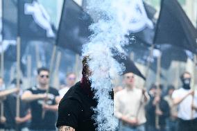 Neo-fascist March in Paris - France