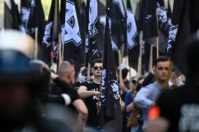 Neo-fascist March in Paris - France
