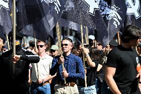 Neo-fascist March in Paris - France