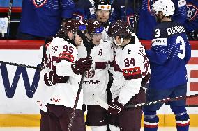 ICE HOCKEY WC FRANCE-LATVIA