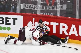 ICE HOCKEY WC FRANCE-LATVIA