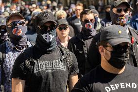 Neo-fascist March in Paris - France