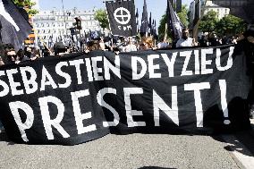 Neo-fascist March in Paris - France