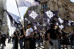 Neo-fascist March in Paris - France