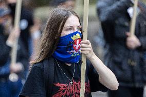 Neo-fascist March in Paris - France