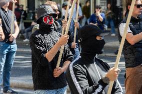 Neo-fascist March in Paris - France