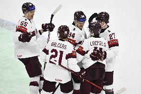 ICE HOCKEY WC FRANCE-LATVIA