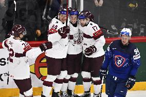ICE HOCKEY WC FRANCE-LATVIA