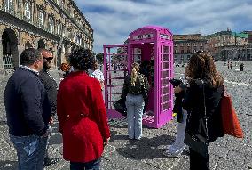 Ed Sheeran s Song Booth in Piazza Del Plebiscito - Naples