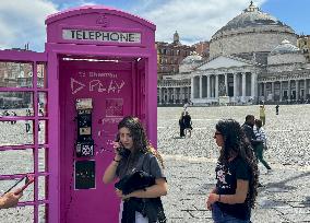 Ed Sheeran s Song Booth in Piazza Del Plebiscito - Naples