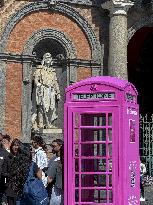 Ed Sheeran s Song Booth in Piazza Del Plebiscito - Naples