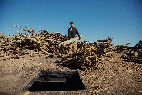 Charcoal Production in Bukan - Iran