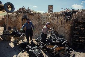 Charcoal Production in Bukan - Iran