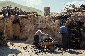 Charcoal Production in Bukan - Iran