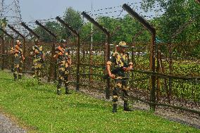 India Bangladesh Border Patrols Intensify - India