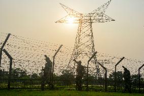 India Bangladesh Border Patrols Intensify - India