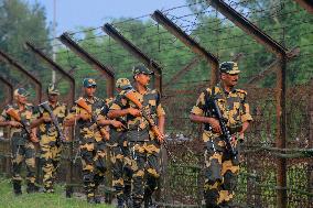 India Bangladesh Border Patrols Intensify - India
