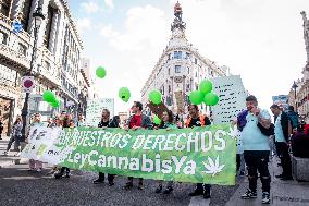 Global Marijuana March Madrid 2025
