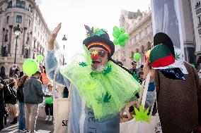 Global Marijuana March Madrid 2025
