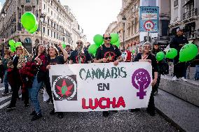 Global Marijuana March Madrid 2025