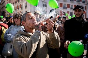 Global Marijuana March Madrid 2025