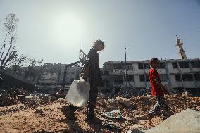 Daily Battle in Gaza