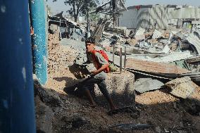 Daily Battle in Gaza