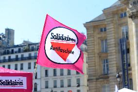 Anti-Fascist Village Opposes Far Right Demonstration - Paris