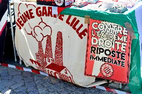 Anti-Fascist Village Opposes Far Right Demonstration - Paris