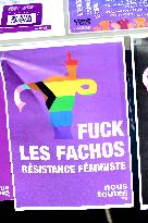 Anti-Fascist Village Opposes Far Right Demonstration - Paris