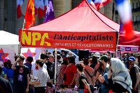 Anti-Fascist Village Opposes Far Right Demonstration - Paris