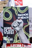 Anti-Fascist Village Opposes Far Right Demonstration - Paris