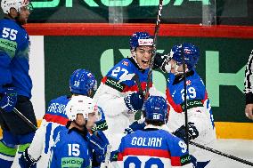 ICE HOCKEY WC SLOVAKIA-SLOVENIA