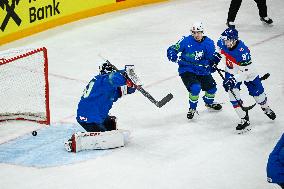 ICE HOCKEY WC SLOVAKIA-SLOVENIA