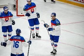 ICE HOCKEY WC SLOVAKIA-SLOVENIA