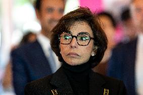 Rachida Dati Visits International Architecture Exhibition - Venise
