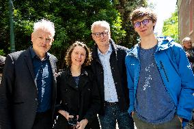 Rachida Dati Visits International Architecture Exhibition - Venise